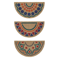 zerbino mezzaluna 'tropical' cm. 40 x 70 fantasia cod:ferx.851290nlm