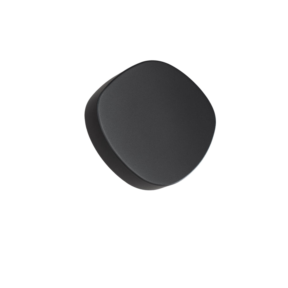 Applique LED da parete Zafferano Ciottolo IP54 7W 890lm 3000K in alluminio Grigio Scuro
