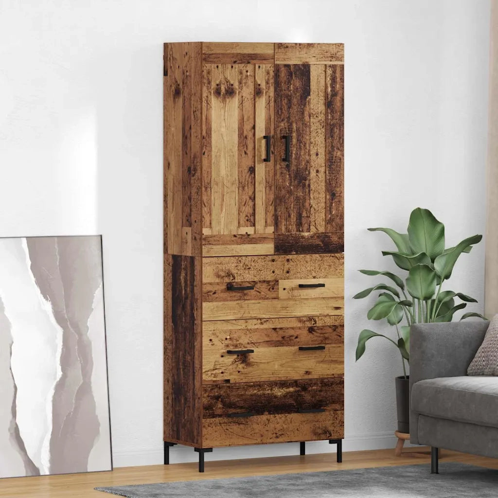 Credenza con cassetto 2 pcs Legno vecchio Legno multistrato 3415660