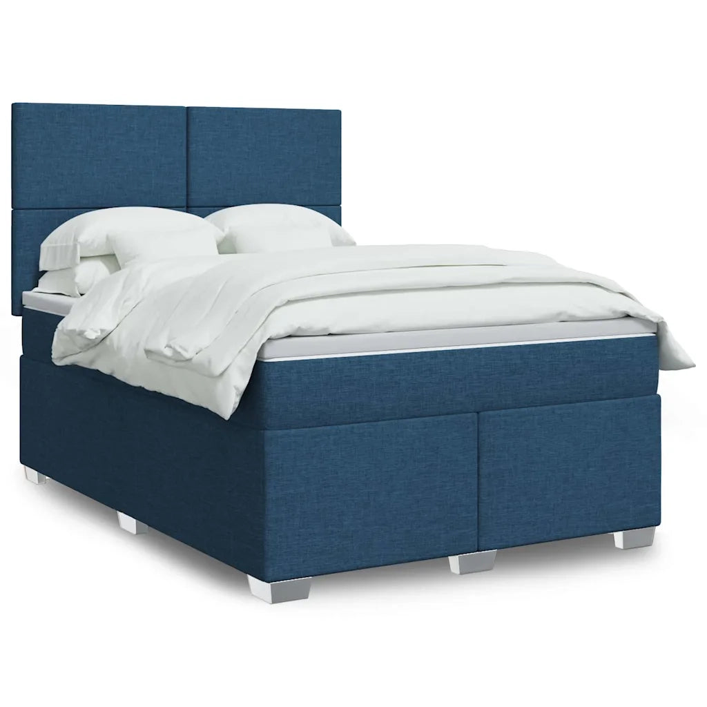 Giroletto a Molle con Materasso Blu 140x190 cm in Tessuto 3292782
