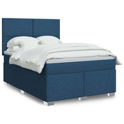 Giroletto a Molle con Materasso Blu 140x190 cm in Tessuto 3292782