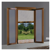 zanzariera a rullo verticale per porta/finestra cm 140 x 250 - bronzo cod:ferx.3143625nlm