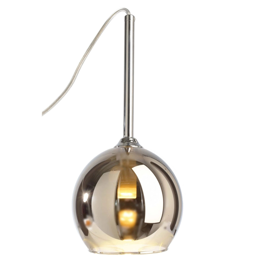 Lampadario 3 pendenti LED G9 lampada sospensione vetro globo luce tavolo cucina bar ristorante 230V