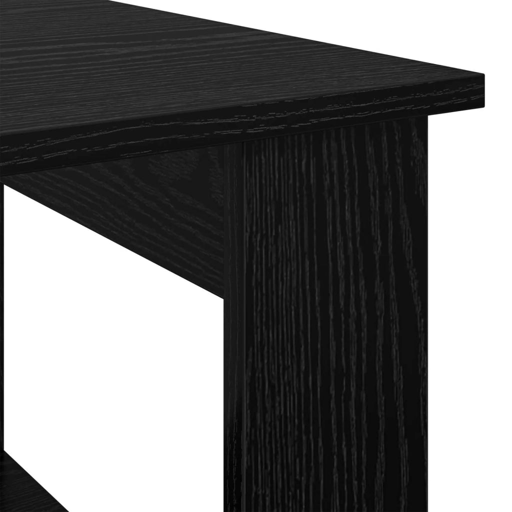 Tavolino da salotto Rovere Nero 72 x 50 x 50 cm 8000189