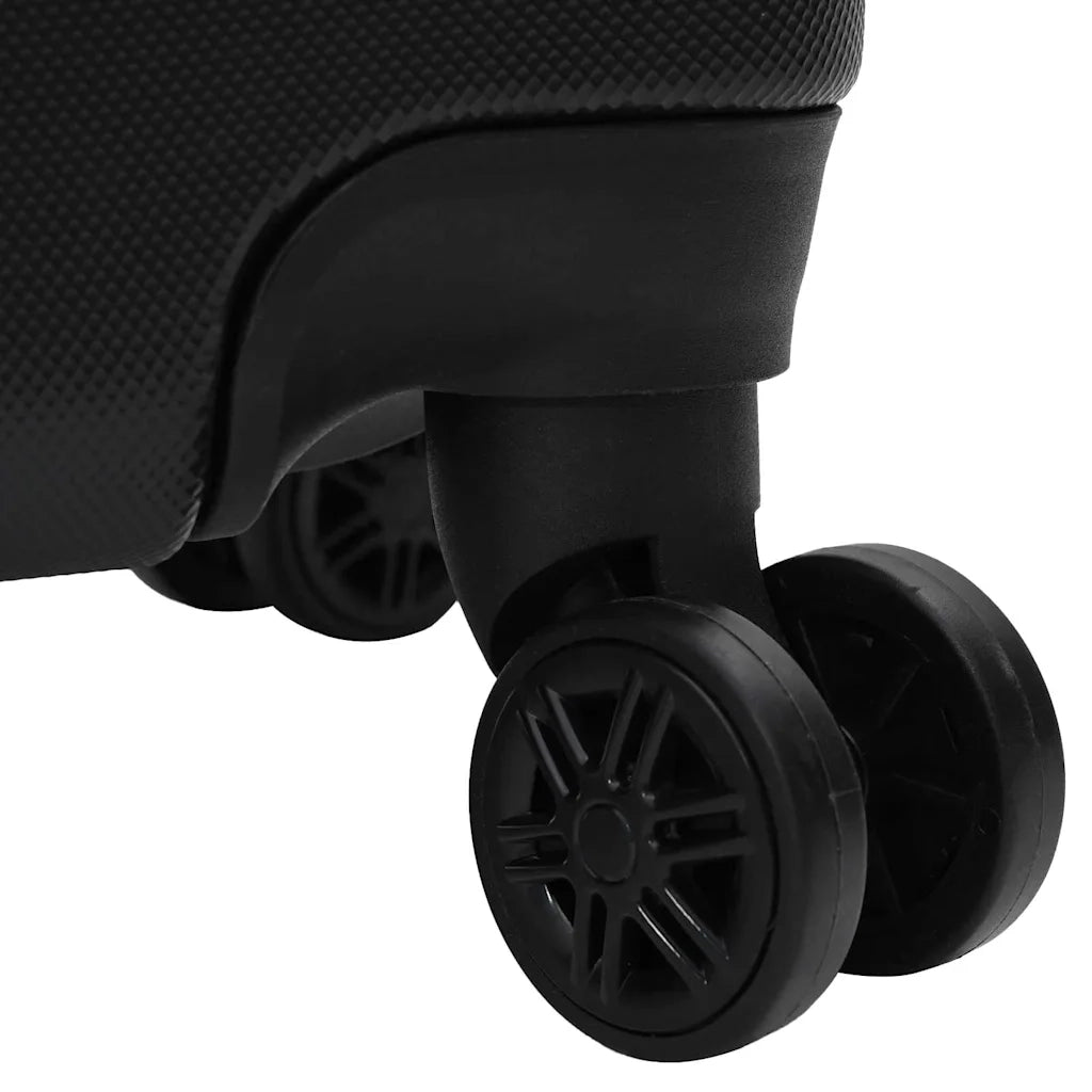 Valigia con blocco 3 pz Nero 50 x 31 x 78 cm Plastica ABS CFW5730548