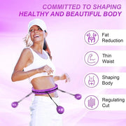 Girone Fitness per Adulti - Palla Peso Regolabile - Perdita di Peso - Cinturini Fitness - Chiusura Flessibile - Regolabile - Smart Girone Fitness