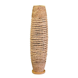 Lampada in rattan naturale da terra con attacco cm ø31xh119,5