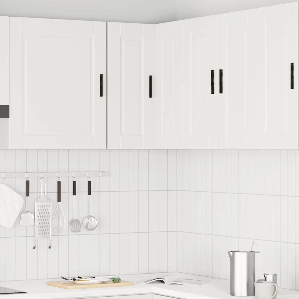 Pensile da Cucina ad Angolo Porto Bianco in Legno Multistrato 854097