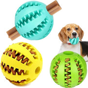 Trattori interattivi per cani da gioco, palline di gomma per cuccioli e piccoli cani per combattere la noia e pulire i denti, allenamento intellettivo (6 cm)