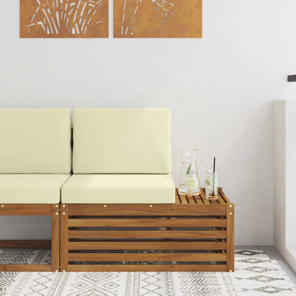 Divano da Giardino-Divano Esterno Finale con cuscino Naturale 91 x 63 x 73 cm 764287