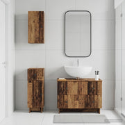 Set di armadietti da bagno in 3 pezzi EDE Legno antico 3417745