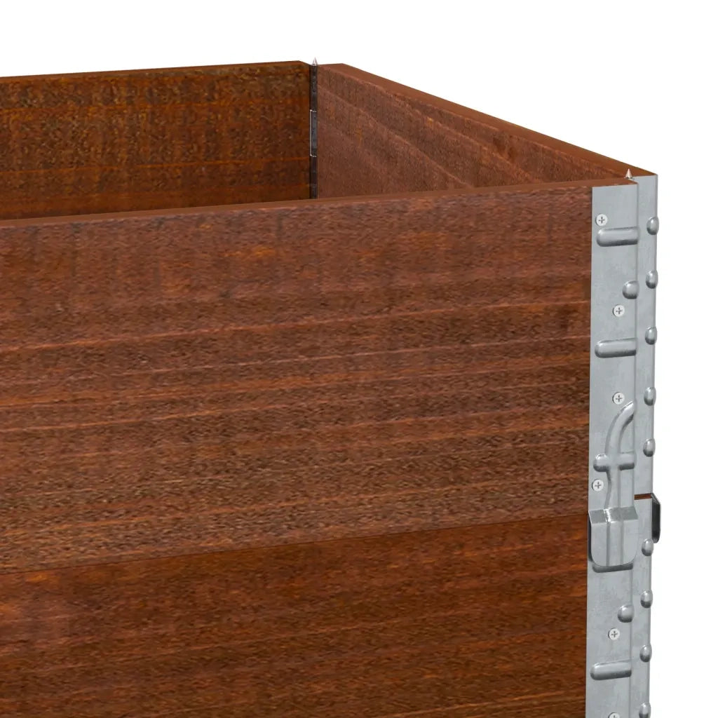 Paretali per Pallet 3pz Marroni 100x50cm Legno Massello di Pino 3295373