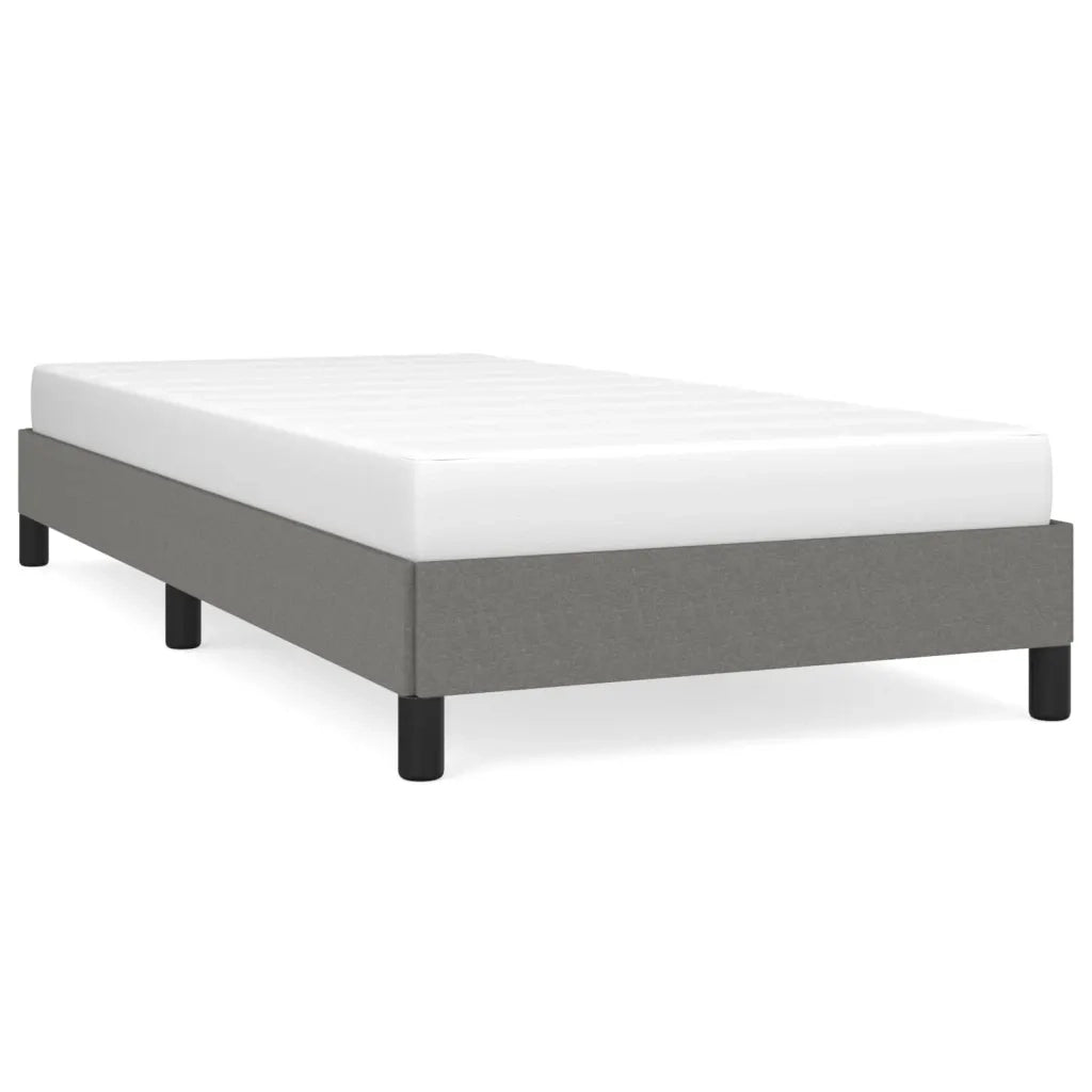 Giroletto senza Materasso Grigio Scuro 80x200 cm Tessuto 346673