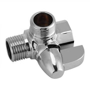 Adattatore per doccia 3 vie - Formato G1/2 pollice - T forma - Connesione douchearm - Adatto a tutte le installazioni di doccia - Finestra in acciaio inox...
