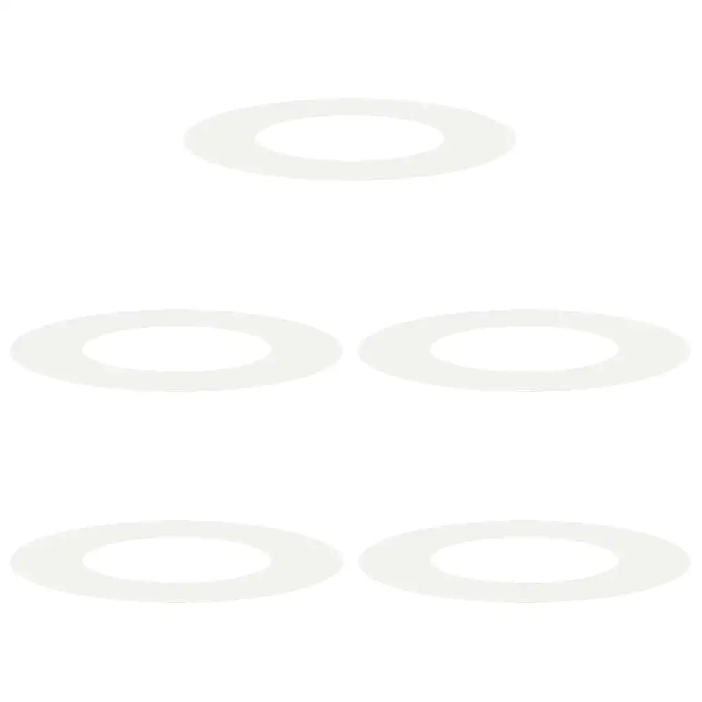 adatto per Anelli d'Albero Piatto 5 pz Bianco ?40 / 70 cm CFW2881040