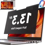 Filtro di Privacy per Laptop 13.3 Pollici 16:9 - Installazione Diretta Rimozione 16:9