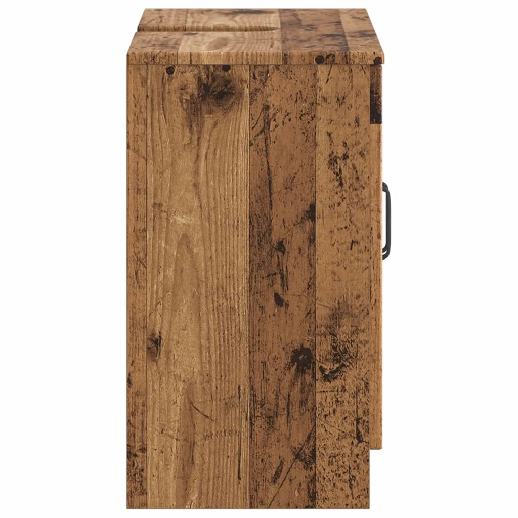 Armadio per Lavabo da Bagno UTRECHT Legno antico 897673