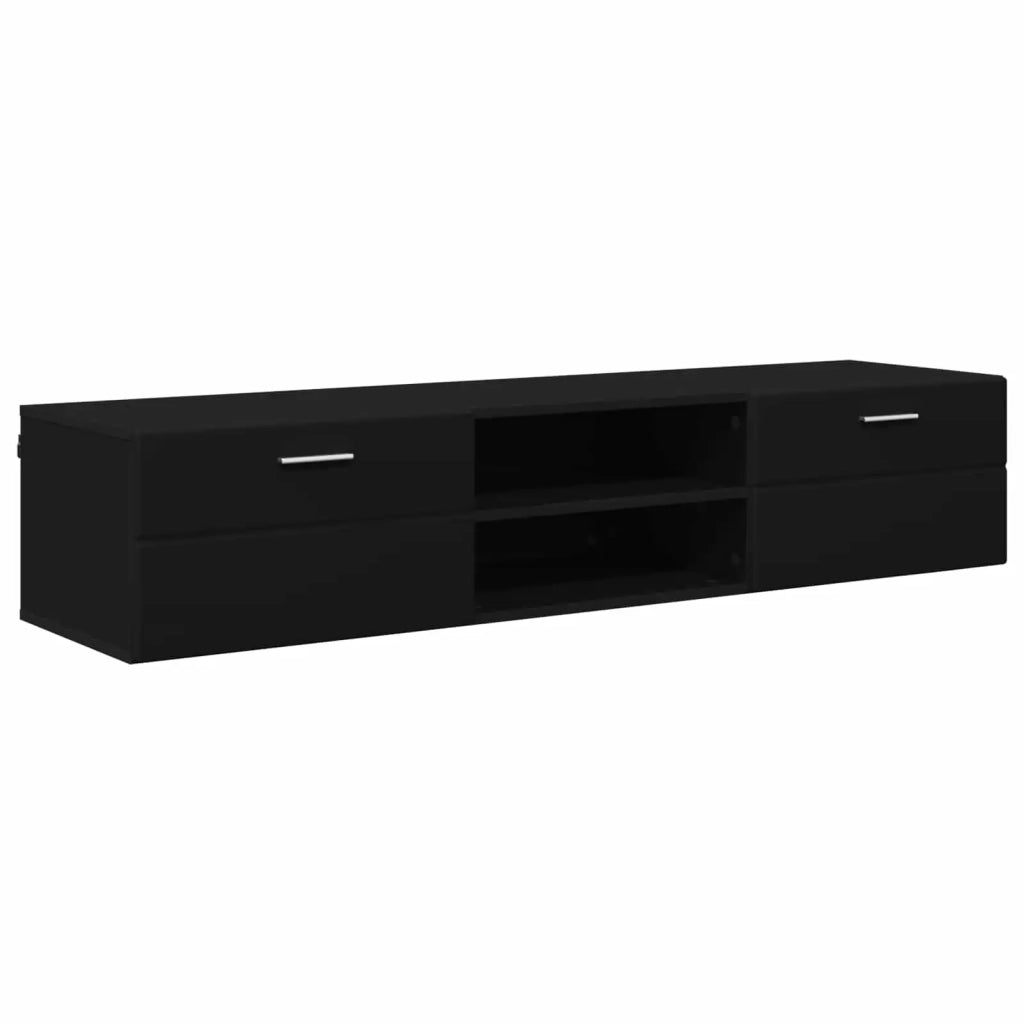 Armadio in Legno Nero 150 x 39 x 30 cm Legno multistrato 880232