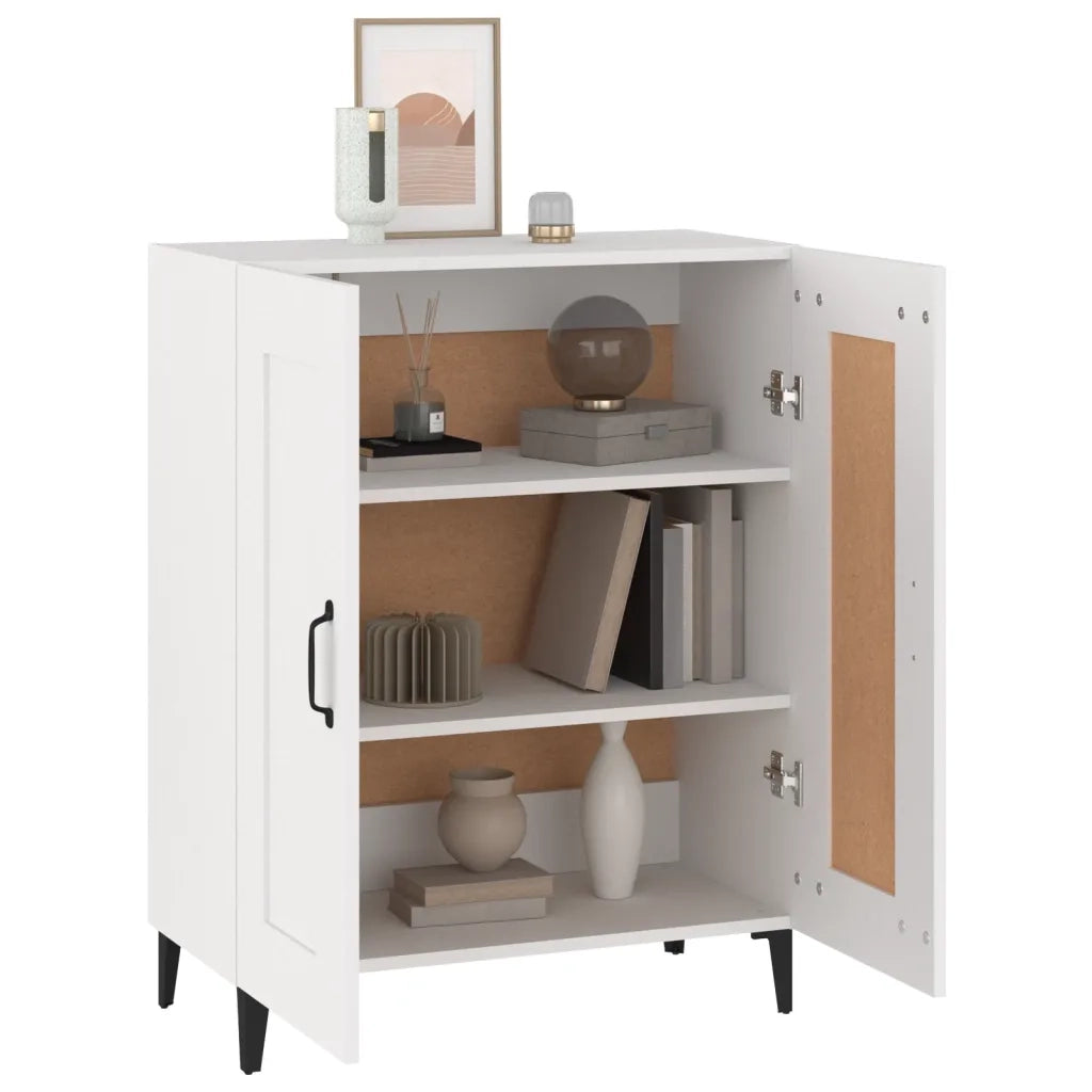Credenza Bianca 69,5x34x90 cm in Legno Multistrato cod mxl 19731
