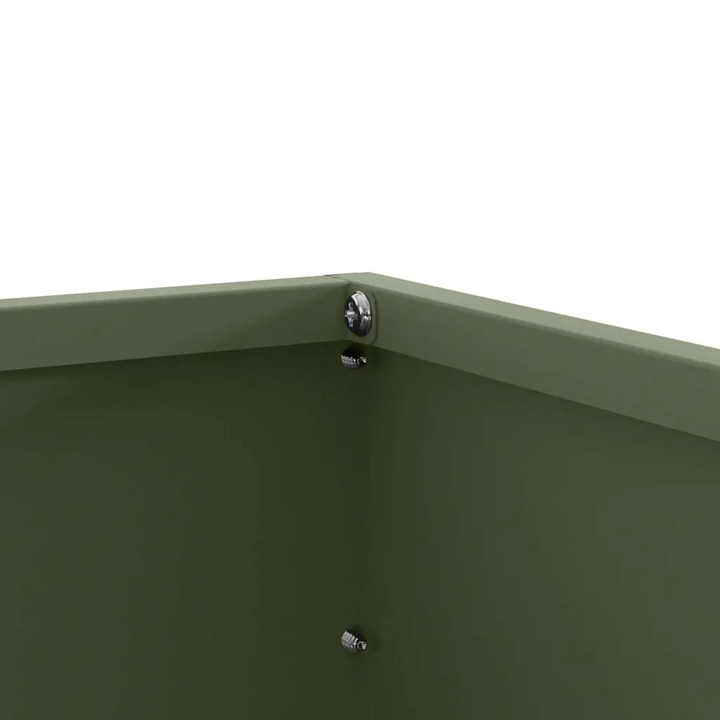 Bordura per Prato Verde oliva 60 x 60 x 13 cm Acciaio CFW2453200