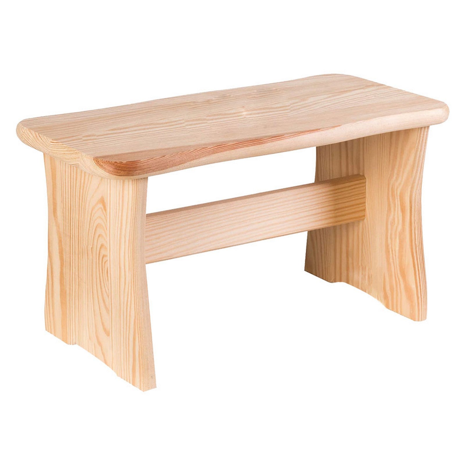 sgabello 'basso' cm 40 x 20 x h 20 - legno chiaro cod:ferx.7909450nlm