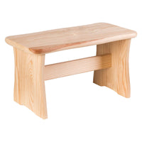 sgabello 'basso' cm 40 x 20 x h 20 - legno chiaro cod:ferx.7909450nlm