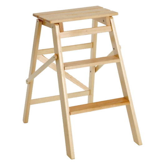 sgabello 'scaletta' 3 gradini - colore naturale cod:ferx.7909476nlm