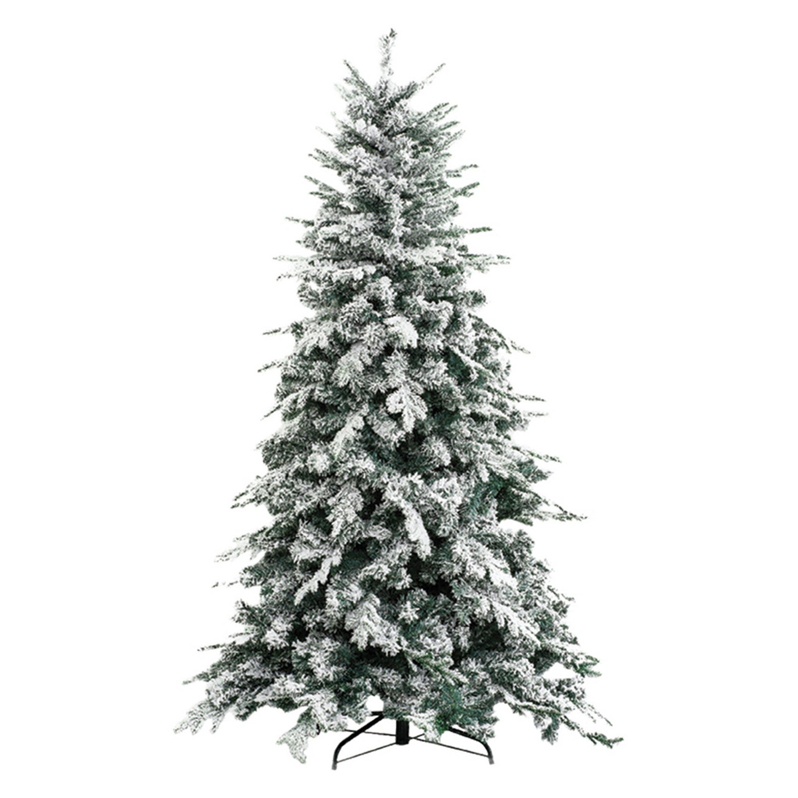 albero di natale innevato 'alaska' h.240 cm - base 154 cm / 2436 rami cod:ferx.8076426nlm