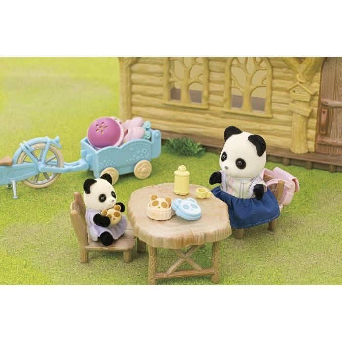 La ragazza Panda, la sua bici e il suo trailer - Famiglie Sylvanian - 5652 - da 3 anni