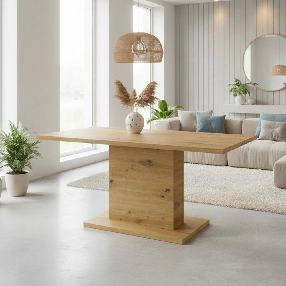 Tavolo rettangolare Follow162 160x80x76h colore rovere