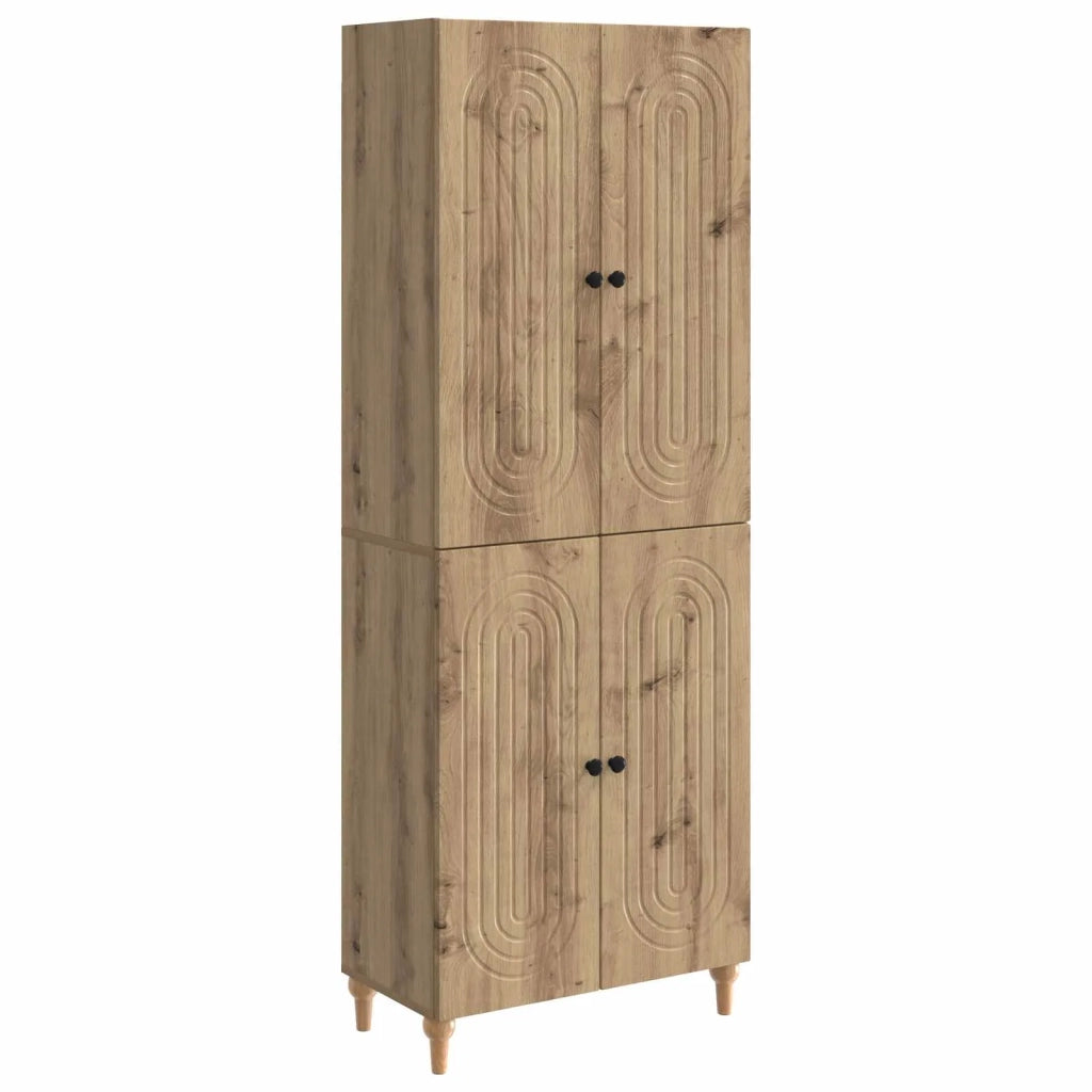 Set di armadi 2 pcs 66 x 34,5 x 90 cm Legno ingegnerizzato