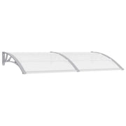 Pensilina per Porta Grigia 200x100 cm in PC cod mxl 11548