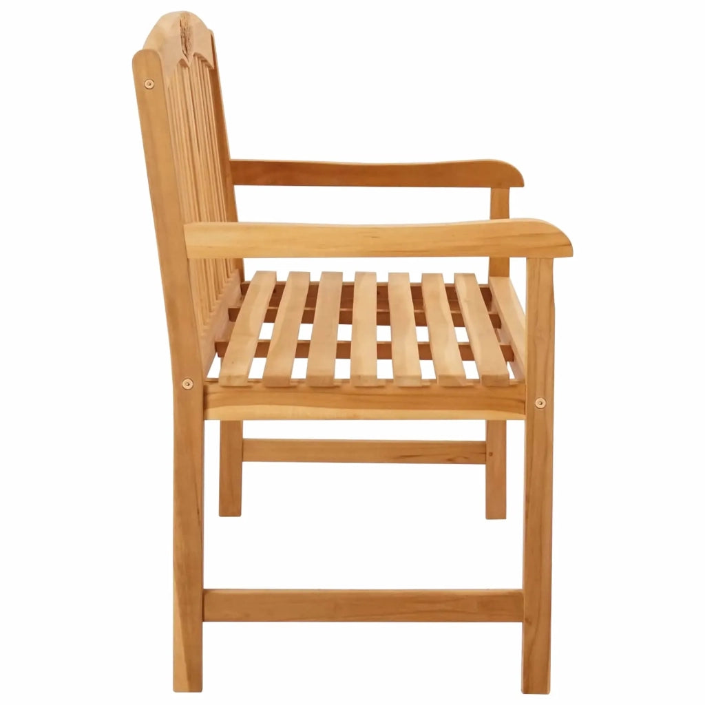 Panchina in legno intagliata a mano Naturale 114 x 60,5 x 95 cm