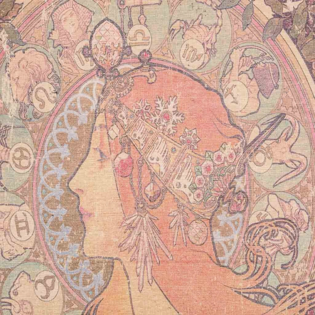 Tela su pergamena 55x95x1,7 cm