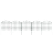 Set Recinzione da Giardino ad Arco 77,5x78,5 cm Verde 146103