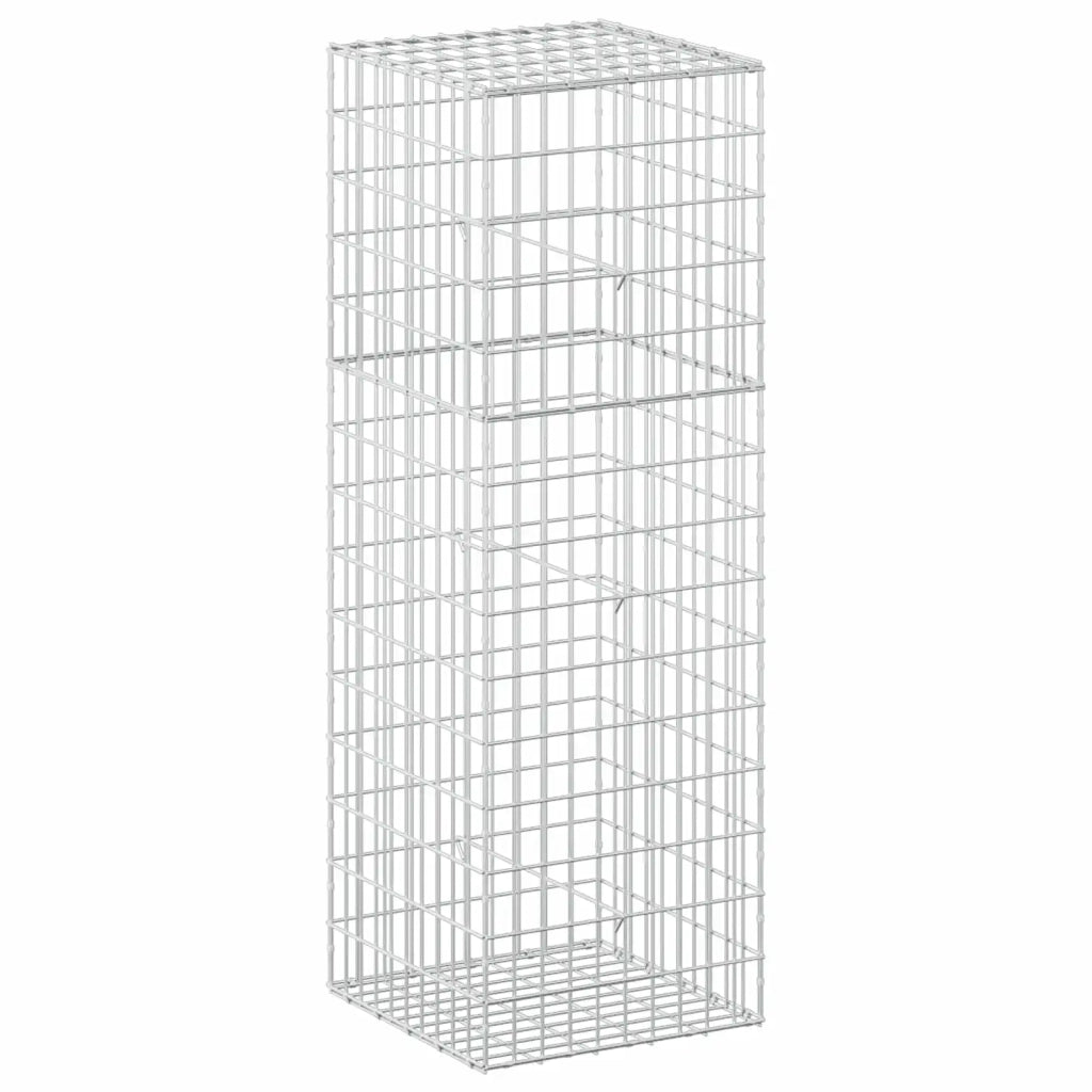 Gabione con Filo da 3,5 mm e Rete da 5x10 cm 50x50x150 cm 3462835
