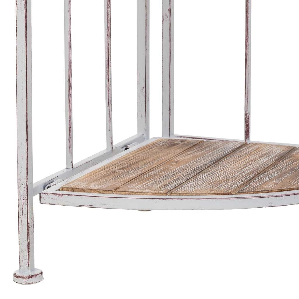 Mensola espositiva beige, 37x37x175h cm
