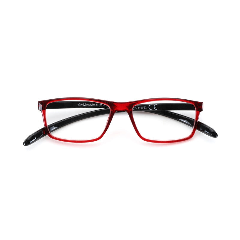 OCCHIALI GMV MOD. VERONA D. 1,5 COLORE ROSSO- 4,0 pz
