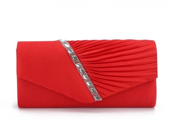 Borsa da spalla per donne con cristalli, clutch per la sera, per donne, borsa da sposa, borsa da gala, borsa da prom.