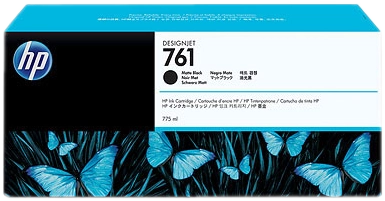HP Cartuccia inchiostro nero opaco DesignJet 761, 775 ml