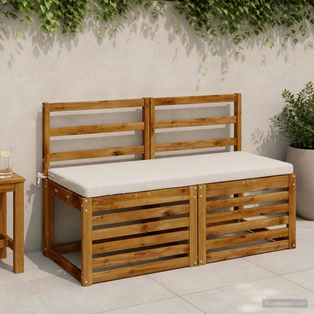 Cuscini per Panchina a 2 Pezzi SOEST 2 pz 100% Poliestere 949261
