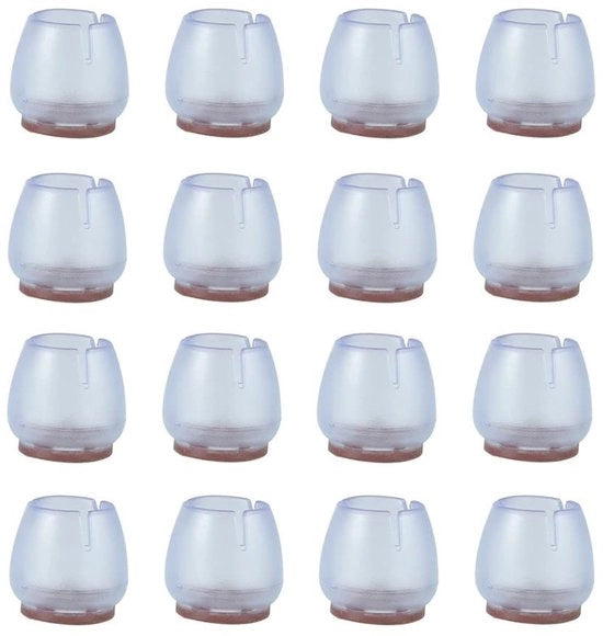 Protezioni Antiscivolo per Pavimento - 16 Pezzi - Adatti per Diametri 12-65 mm - Protezioni per Mobili