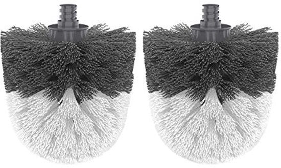 Set di spazzole per il water, con supporto rapido assorbimento e manico robusto, Spazzola per il water premium per la stanza da bagno, Bianco