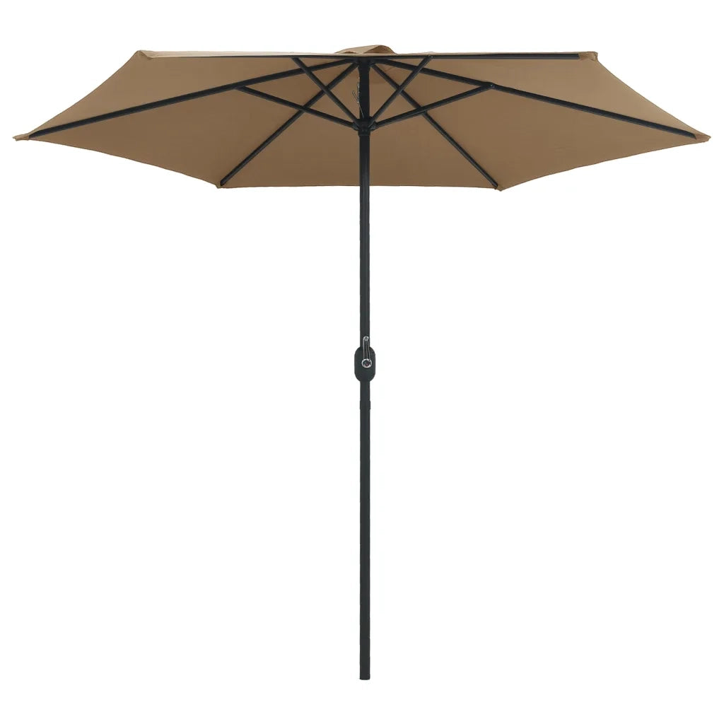 Ombrellone da Esterni con Palo in Alluminio 270x246 cm Talpa 47347