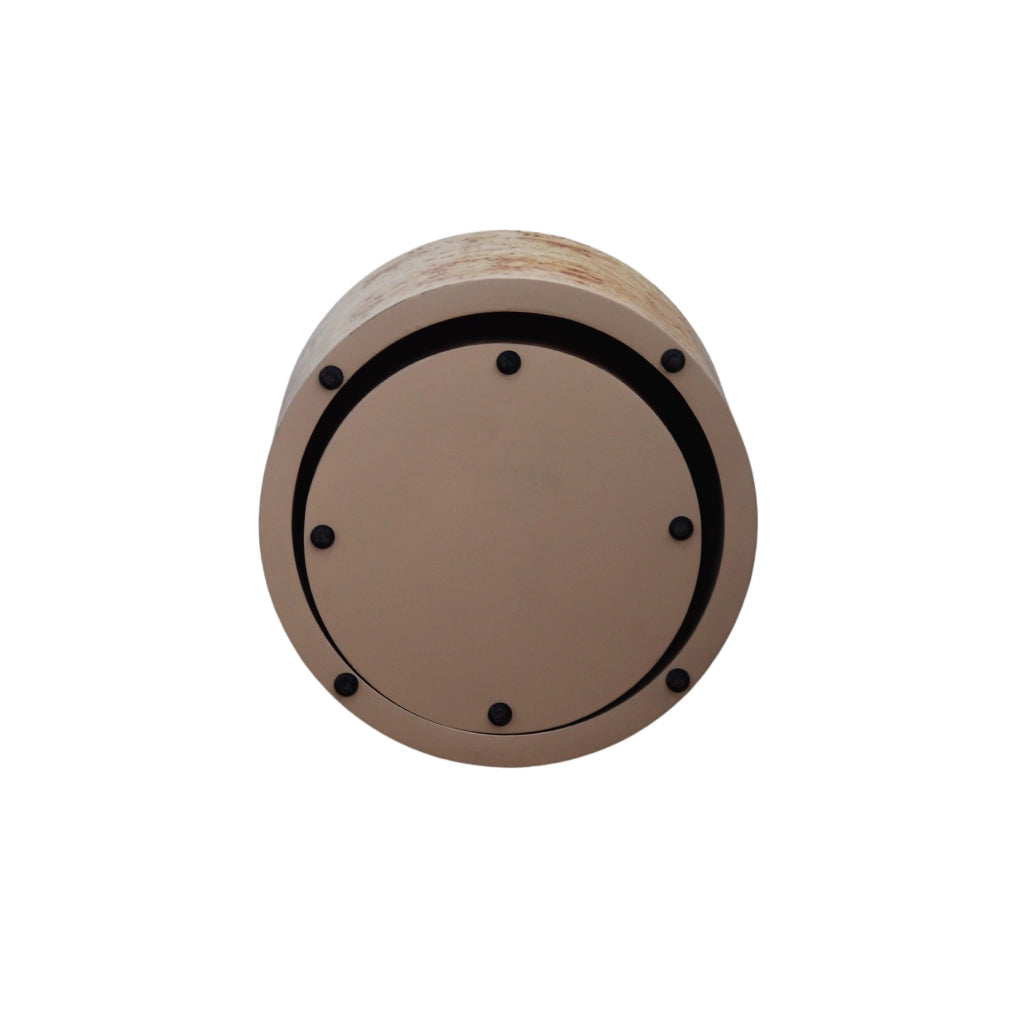 Tavolini bassi impilabili set di 2 in legno e MDF con venatura naturale per soggiorno camera da letto colore naturale