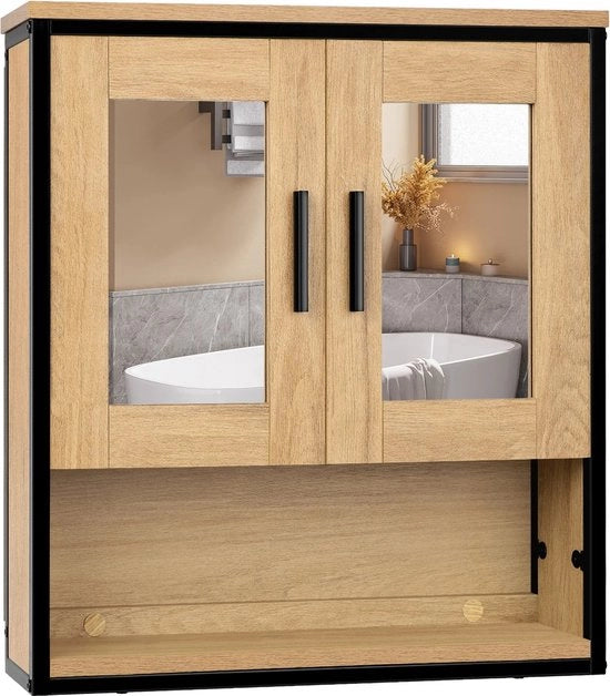 Arredo bagno - Con specchio - Porte scorrevoli - Spazio di stoccaggio - Appeso - Compartimento a muro - Specchiera da bagno - Cassetto per il bagno - Cassetto per il water - Cassetto per il bagno con specchio