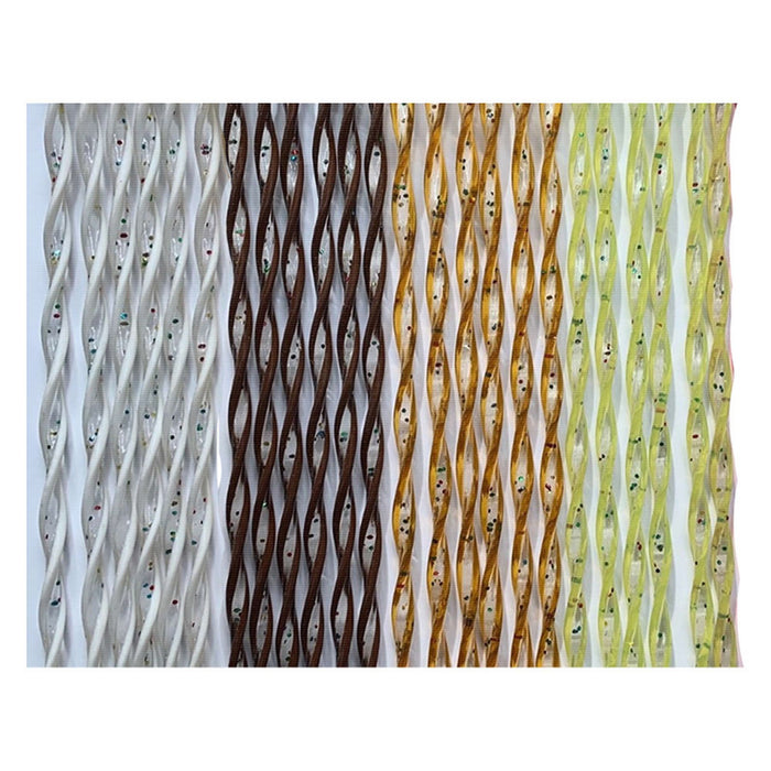 tenda elicoidale 'luna' cm. 140 x 240 - marron.op./traspar. cod:ferx.8047819nlm