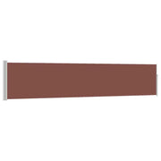 Tenda da Sole | Tenda laterale Retrattile per Patio 100x500 cm Marrone