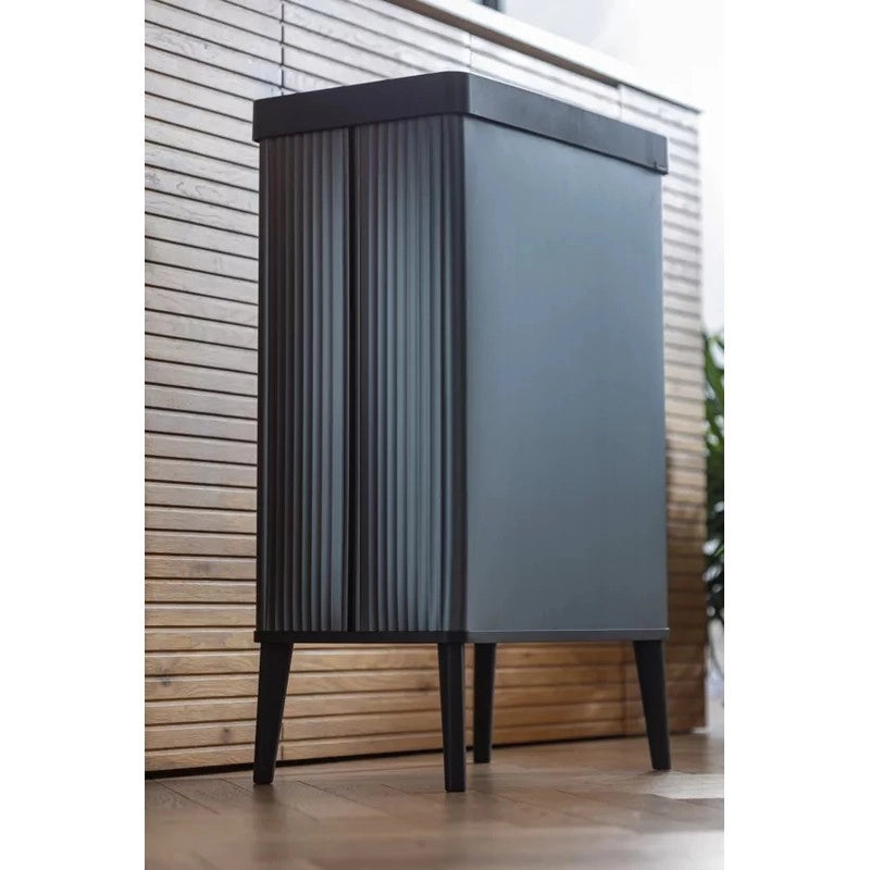 Pattumiera Verto High Pearl blue 54l cm 43,5x26,5x68,7 h
