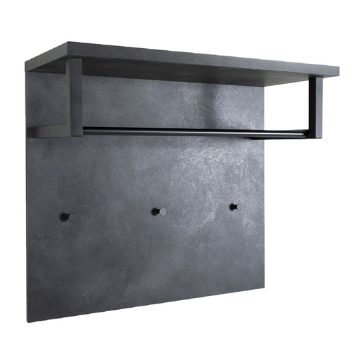 pensile ingresso appendiabiti linea 'segno' cm. 35 x 82 x h.71 - cemento cod:ferx.7950296nlm